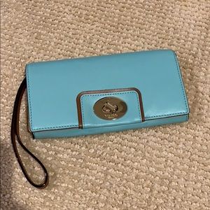 Tiffany blue wristlet